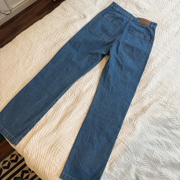 Madewell 90s Straight Leg Denim Utility Jean Size 25 - Picture 11 of 12